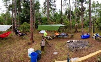 J R.'s photo of tent camping at Little Gopher near Fort Pierce, FL