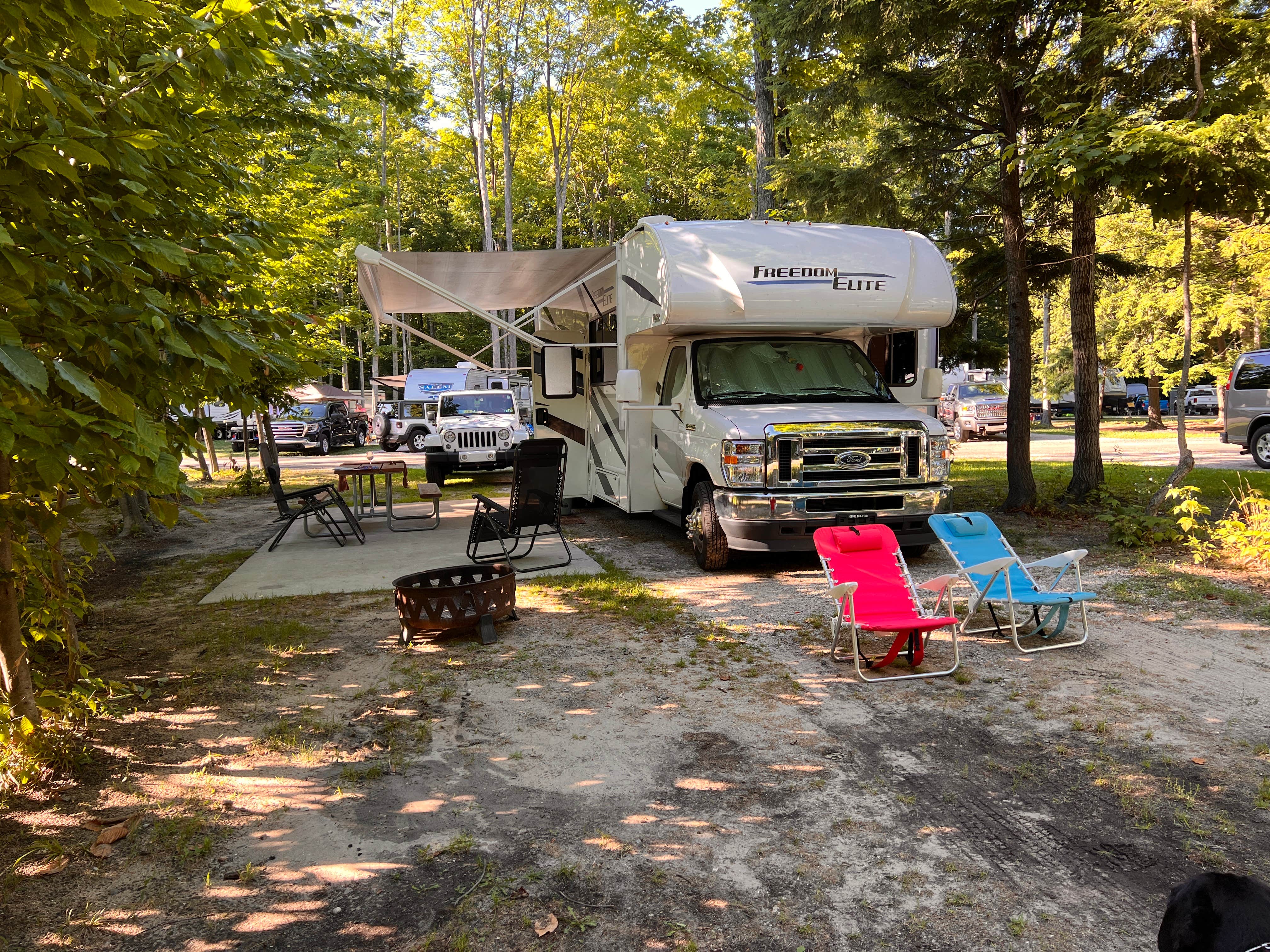 Tracey  S.'s photo of rv camping at Indigo Bluffs RV Park near Benzonia, MI