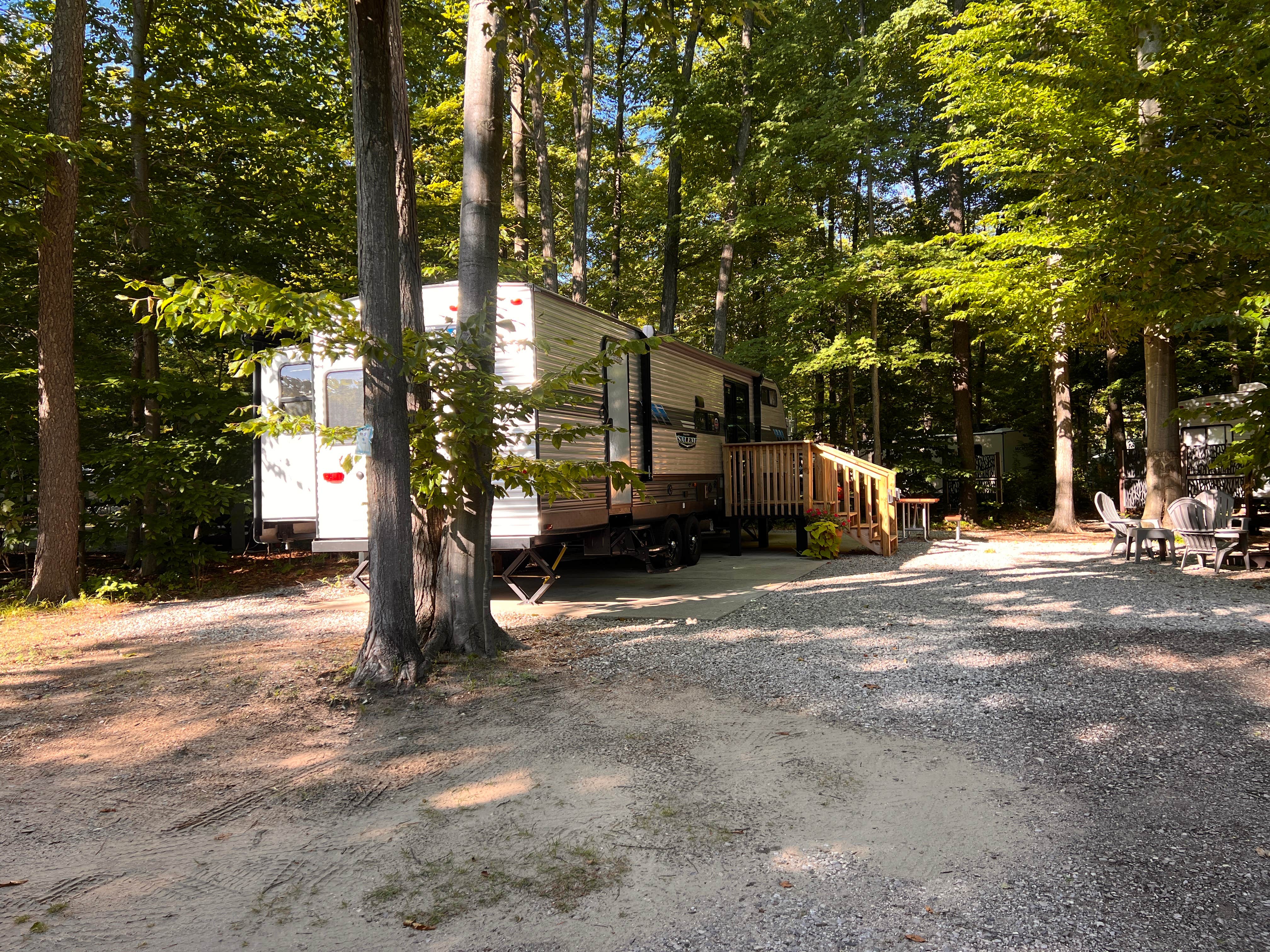 Tracey  S.'s photo of rv camping at Indigo Bluffs RV Park near South Boardman, MI