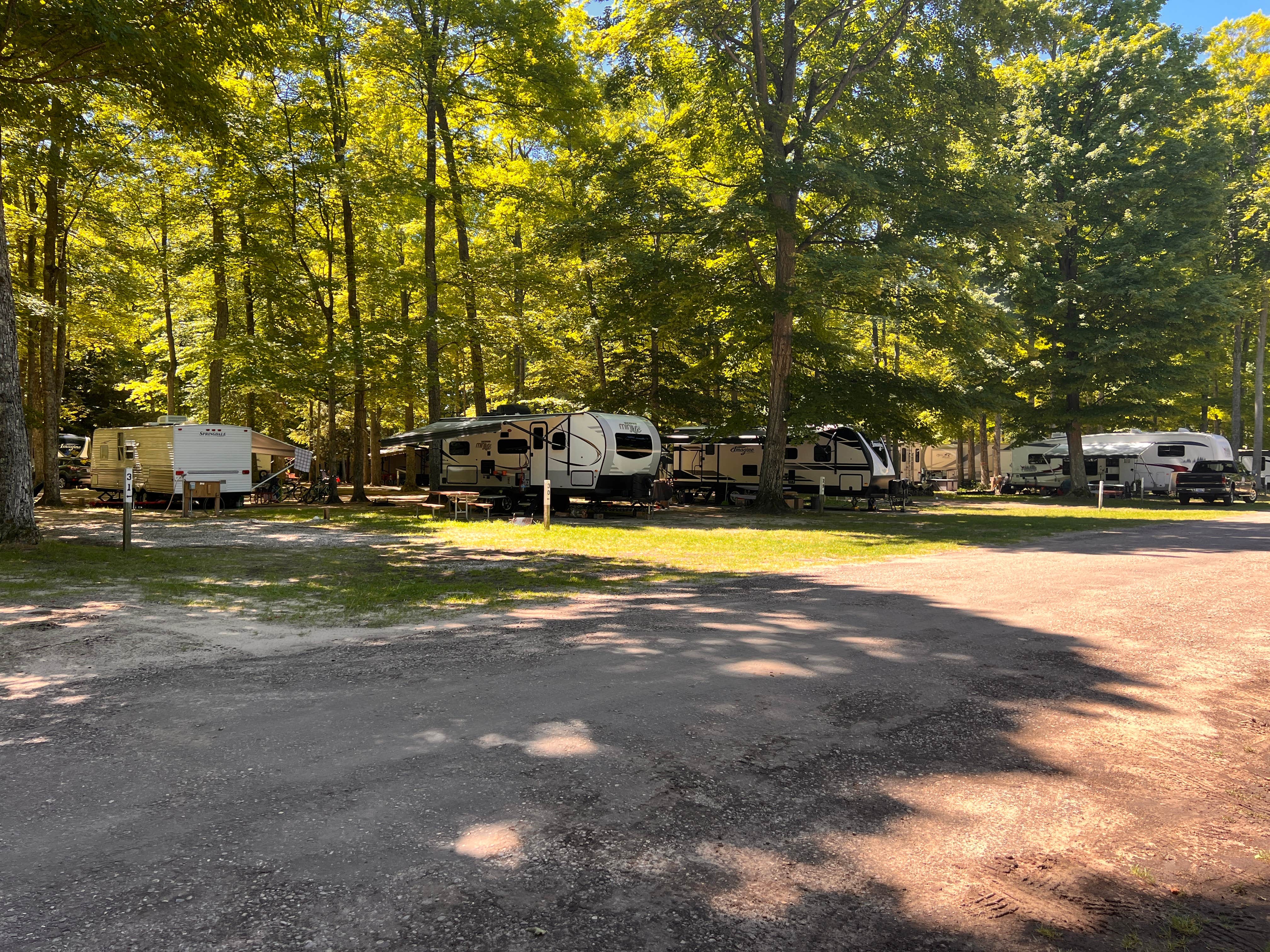 Tracey  S.'s photo of rv camping at Indigo Bluffs RV Park near Lake Leelanau, MI