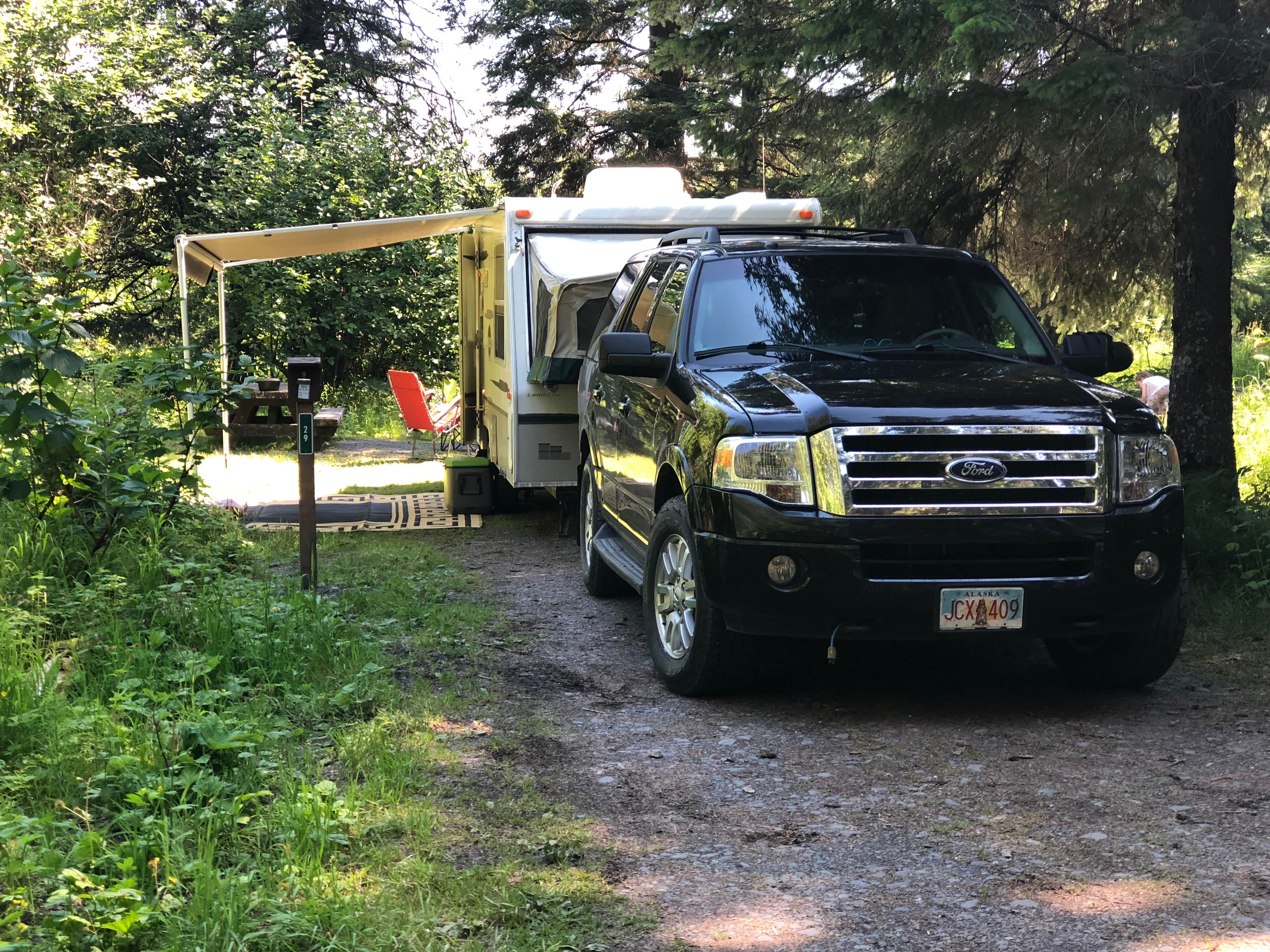 Samantha M.'s photo of rv camping at Forest Acre Campground near Seward, AK