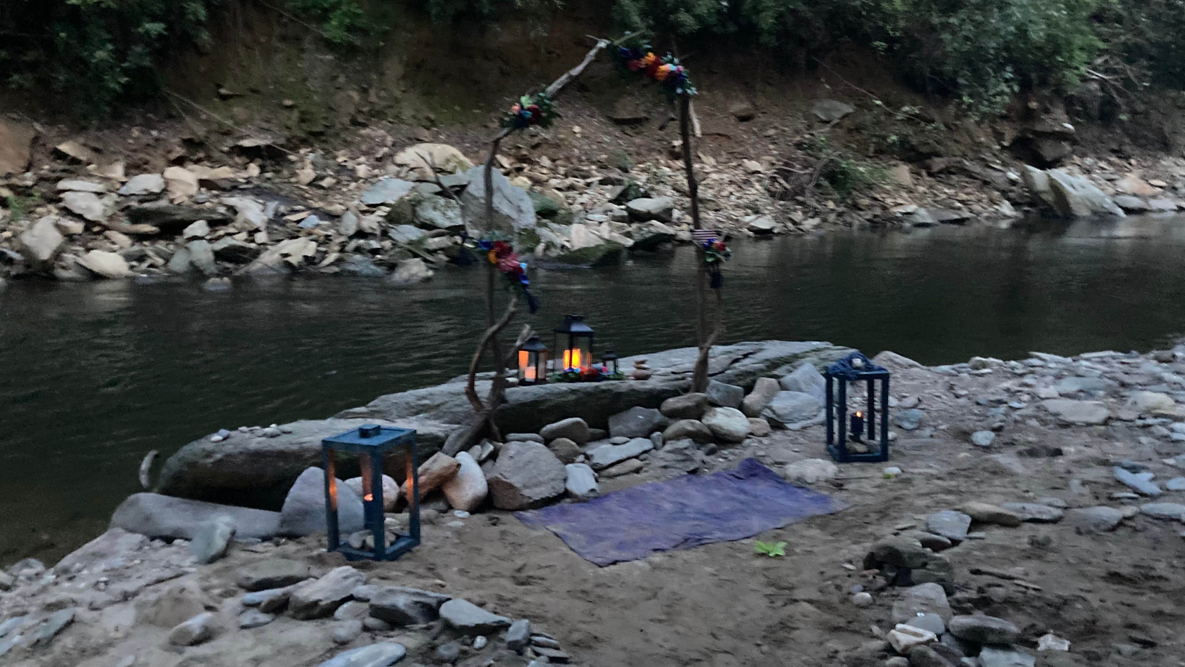 Camper-submitted photo at Lazy J Campground near Pisgah Forest, NC