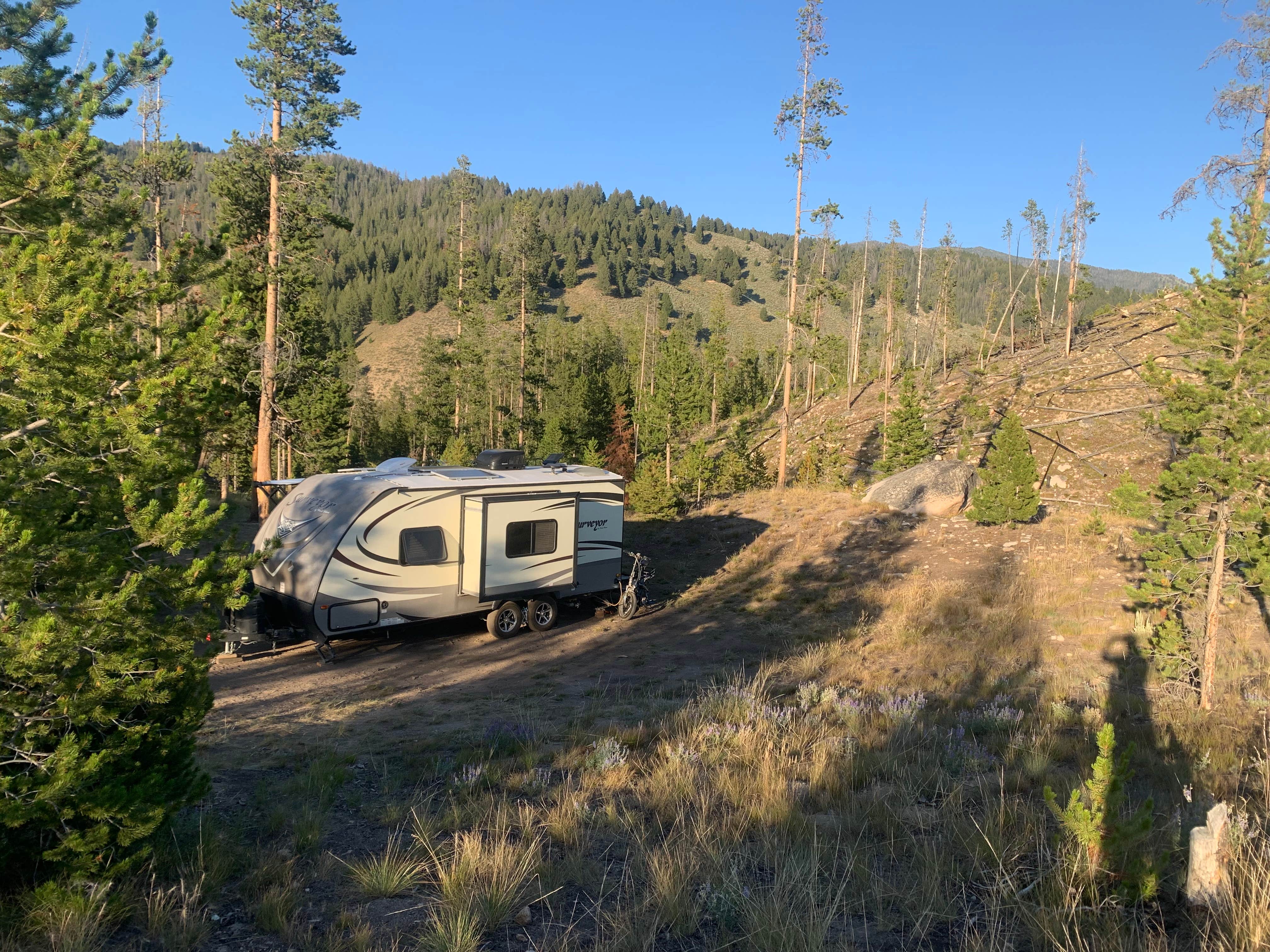 Camping near Mountain View Campground: County Road 210 Dispersed, Stanley, Idaho