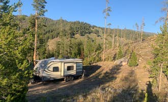 Camping near Deadman Hole: County Road 210 Dispersed, Stanley, Idaho