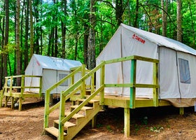 Tentrr State Park Site - Louisiana Lake Claiborne State Park - Site E - Double Camp
