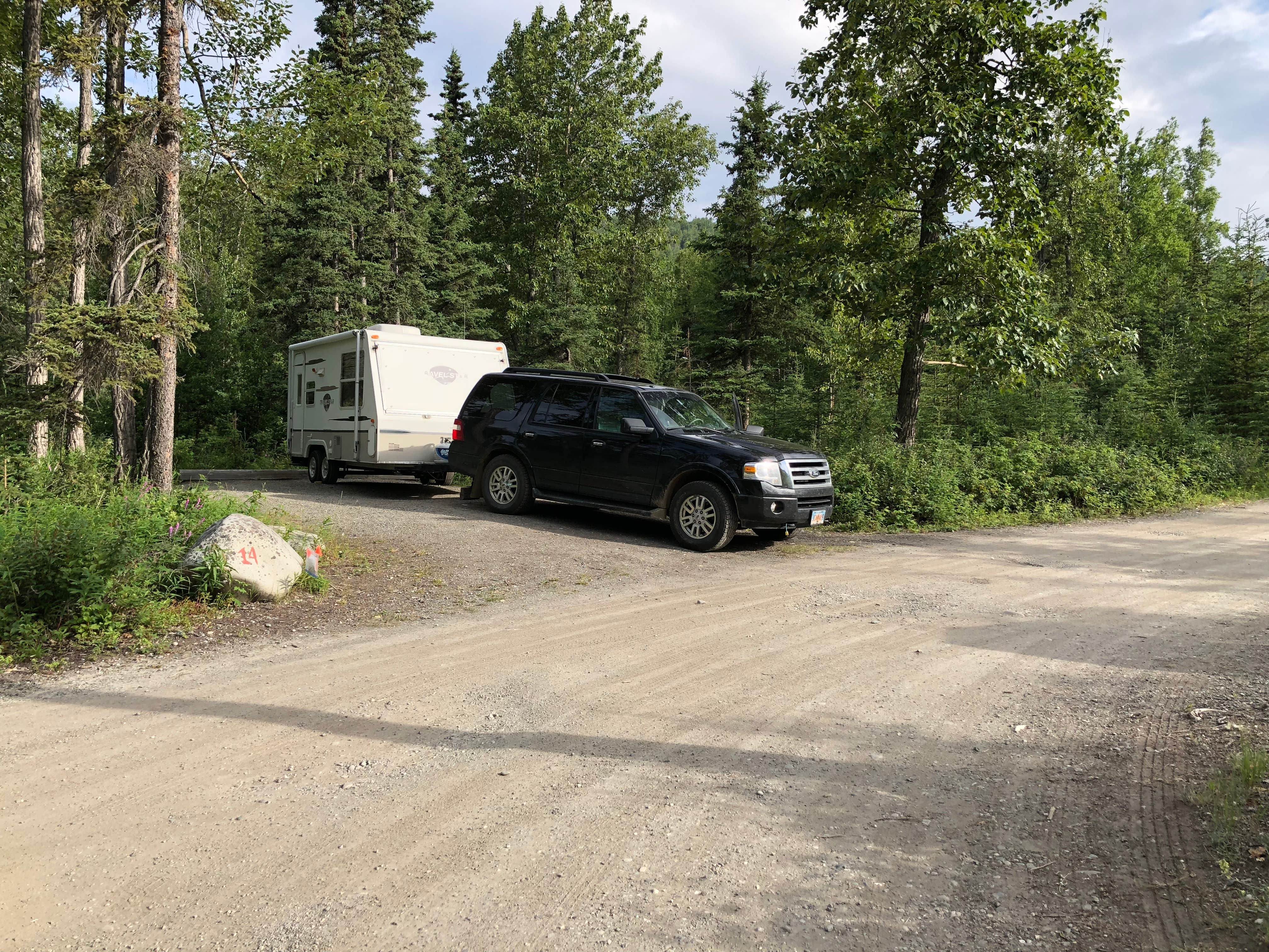 Samantha M.'s photo of rv camping at King Mountain State Rec Area near Sutton, AK
