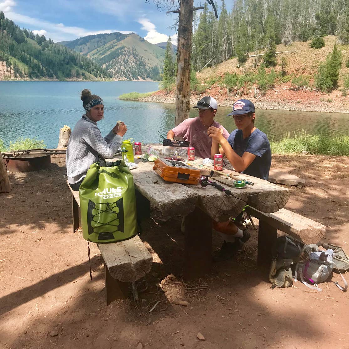 Lake Alice Camping Lincoln, WY