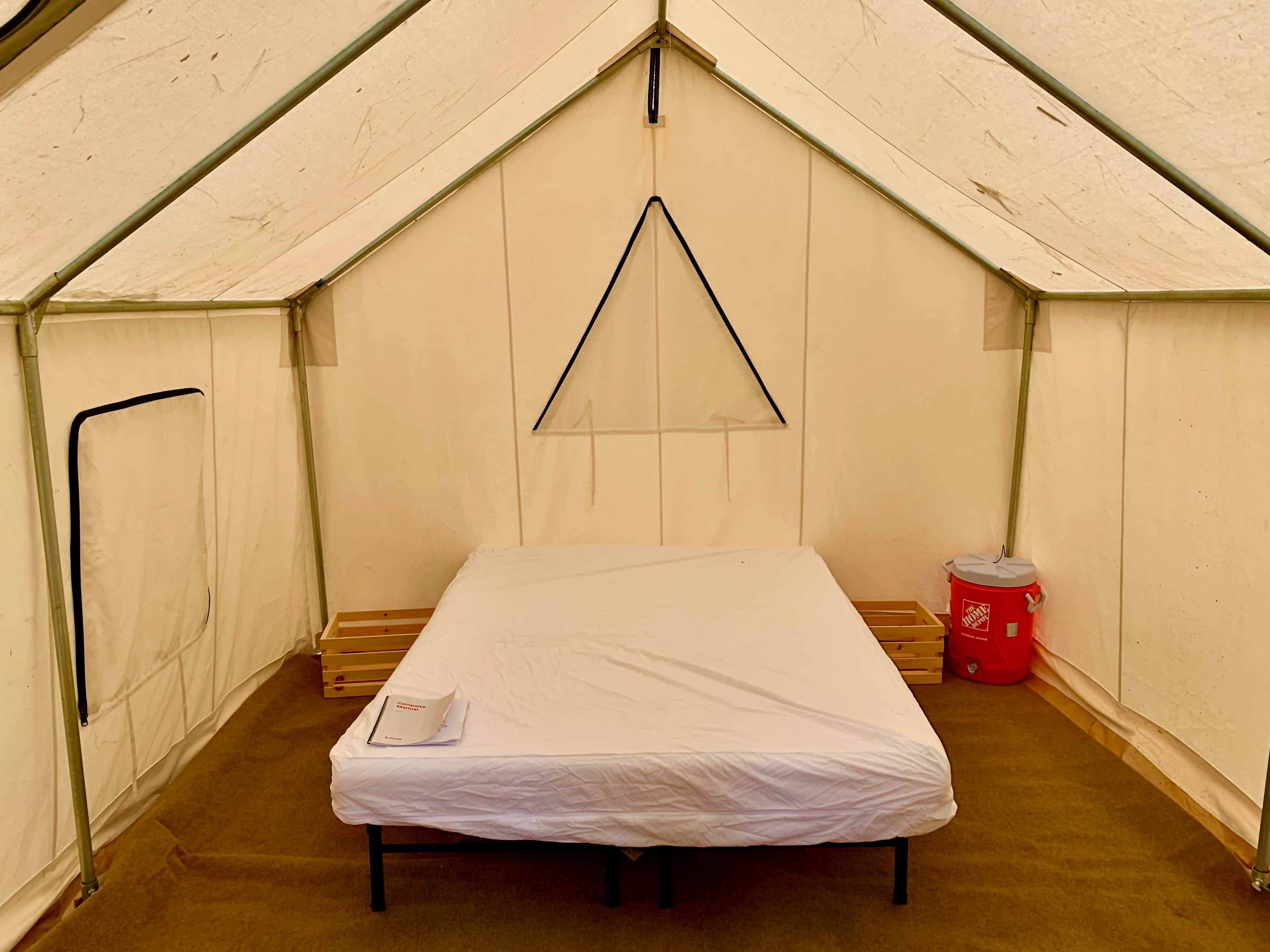 The Dyrt's photo of glamping accommodations at Tentrr State Park Site - Louisiana Lake Claiborne State Park - Site I - Single Camp near McNeil, AR