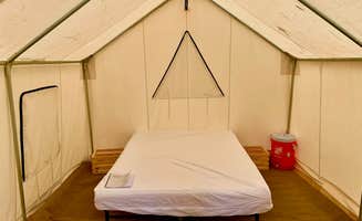 The Dyrt's photo of glamping accommodations at Tentrr State Park Site - Louisiana Lake Claiborne State Park - Site I - Single Camp near Junction City, AR