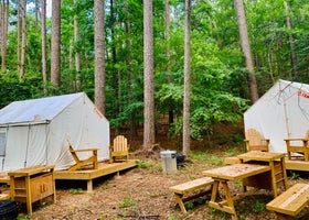 Tentrr State Park Site - Louisiana Lake D'Arbonne State - Park Site G - Double Camp