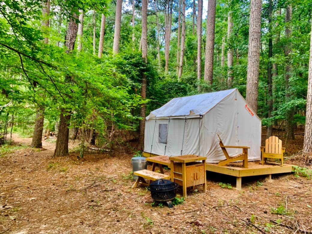 The Dyrt's photo at Tentrr State Park Site - Louisiana Lake D'Arbonne State - Park Site G - Double Camp near Bernice, LA