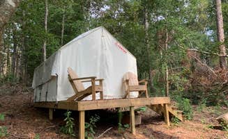 The Dyrt's photo of glamping accommodations at Tentrr State Park Site - Louisiana Lake D'Arbonne State Park - Site E - Single Camp near Junction City, AR