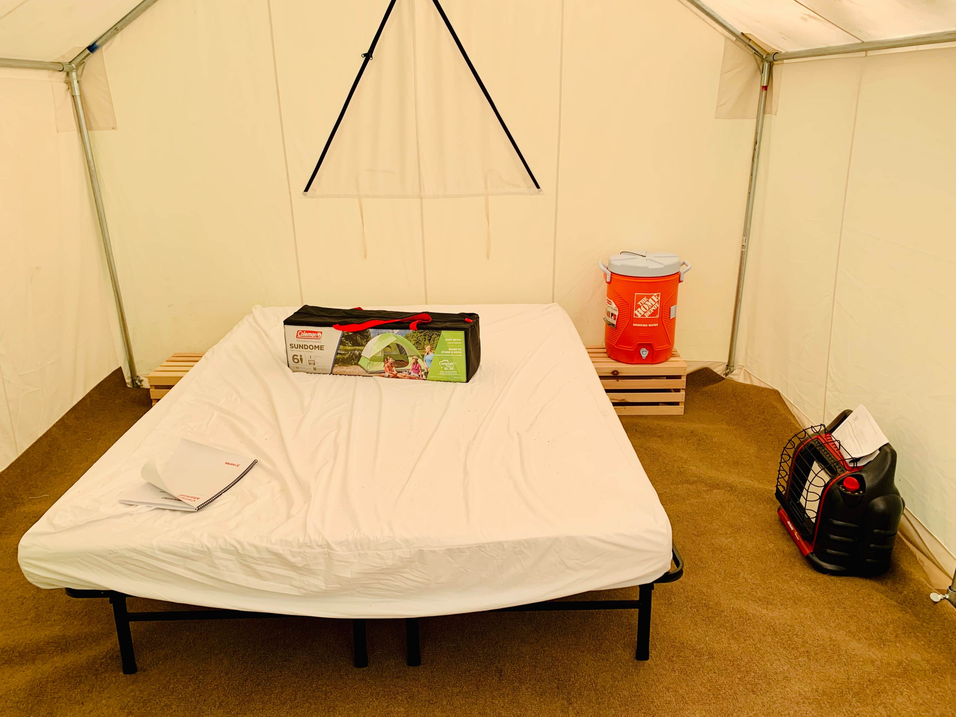 The Dyrt's photo of glamping accommodations at Tentrr State Park Site - Louisiana Lake D'Arbonne State Park - Site D - Single Camp near Junction City, AR