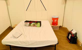 The Dyrt's photo of glamping accommodations at Tentrr State Park Site - Louisiana Lake D'Arbonne State Park - Site D - Single Camp near Junction City, AR