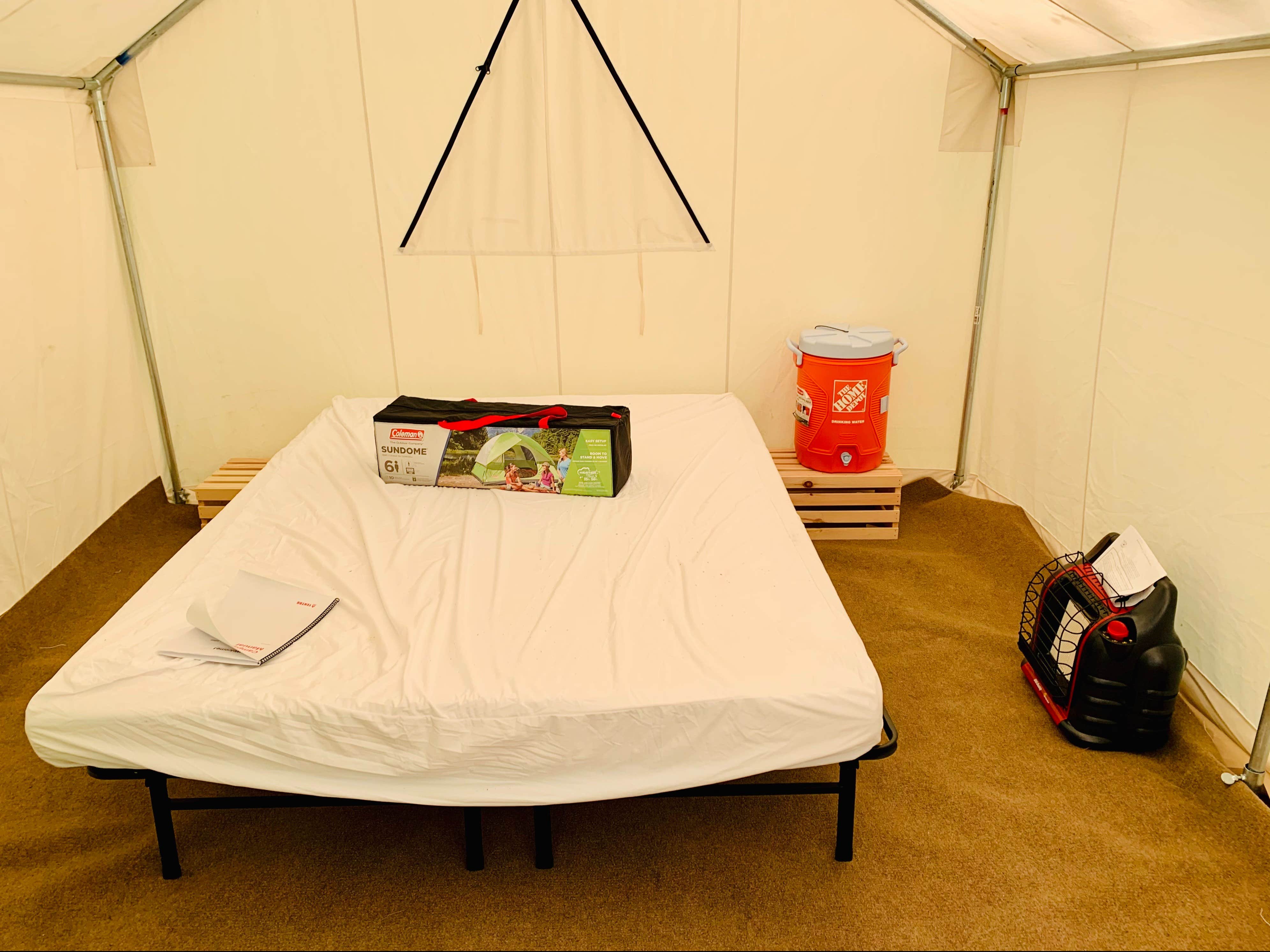 The Dyrt's photo of glamping accommodations at Tentrr State Park Site - Louisiana Lake D'Arbonne State Park - Site B - Louisiana near Junction City, AR
