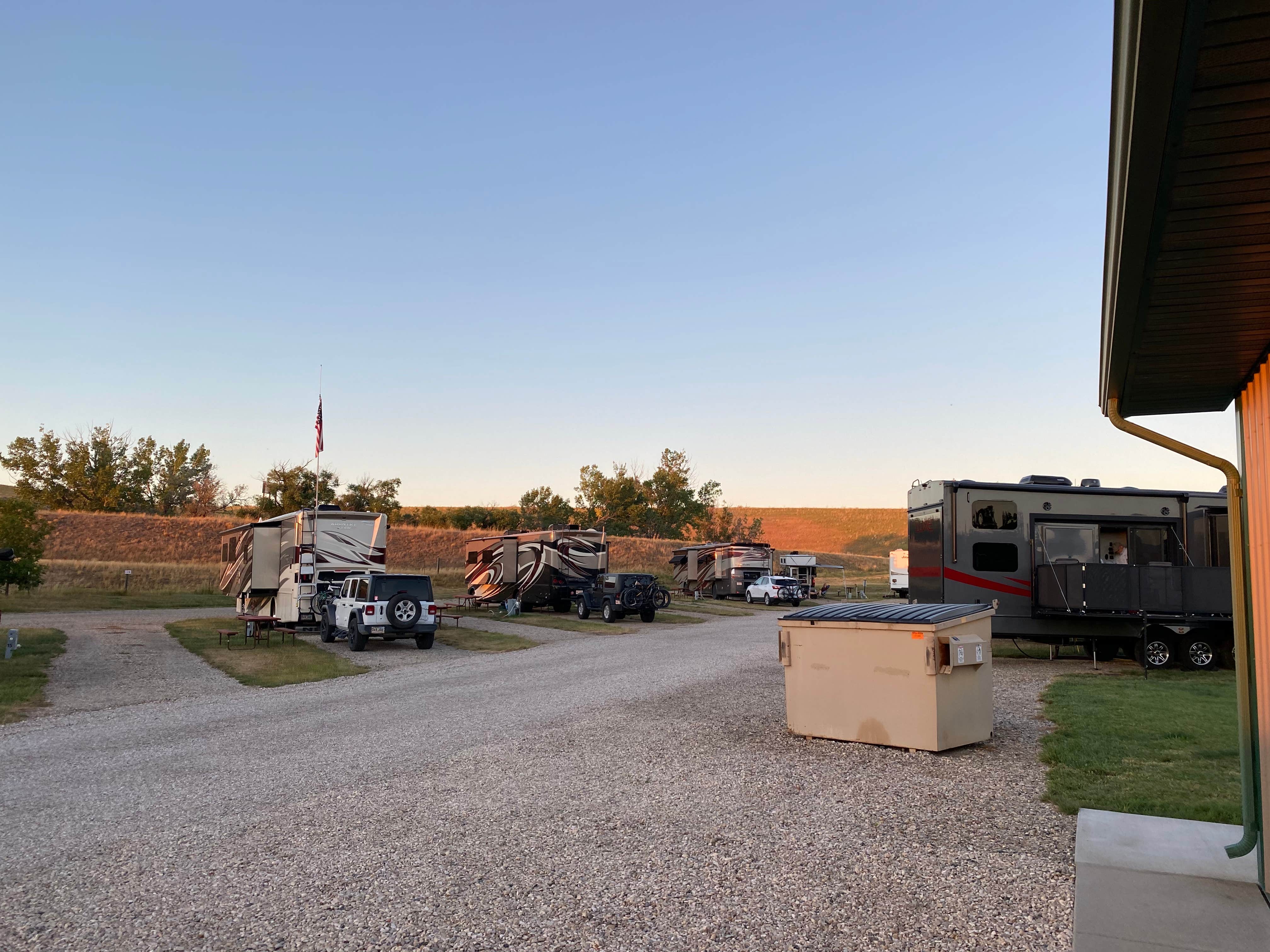 mary F.'s photo of rv camping at Peter Ds RV Park near Buffalo, WY