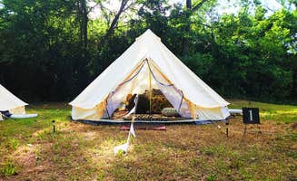 Em C.'s photo at The Sycamore Glampground near Daisy, OK