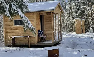 Camping near Nulhegan Confluence Hut: Hendersons Farm Rustic Cabins, Groveton, New Hampshire