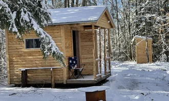 Camping near Nulhegan Confluence Hut: Hendersons Farm Rustic Cabins, Groveton, New Hampshire