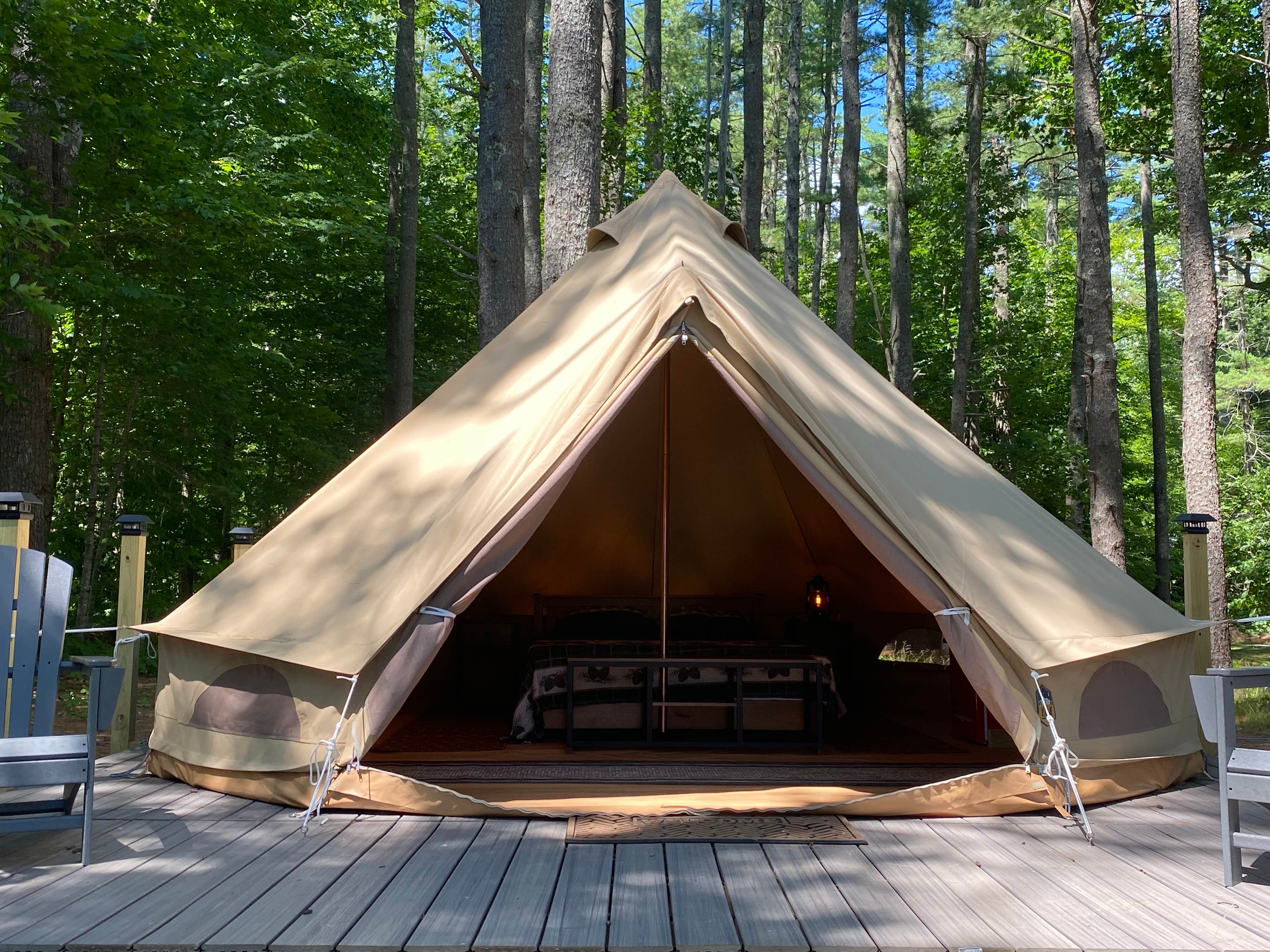Camper-submitted photo at Sennebec Lake Campground near Alna, ME