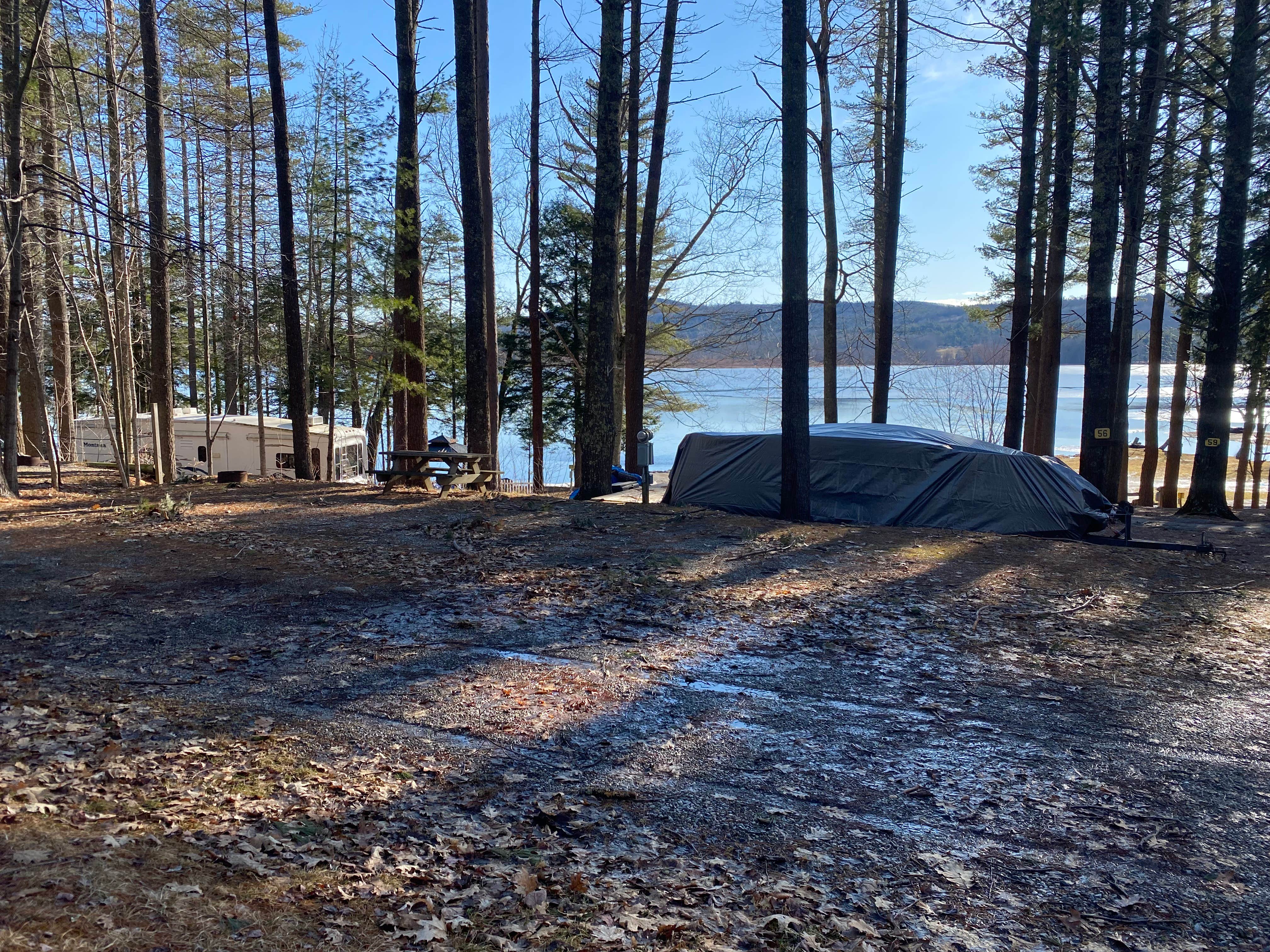Camper-submitted photo at Sennebec Lake Campground near Liberty, ME