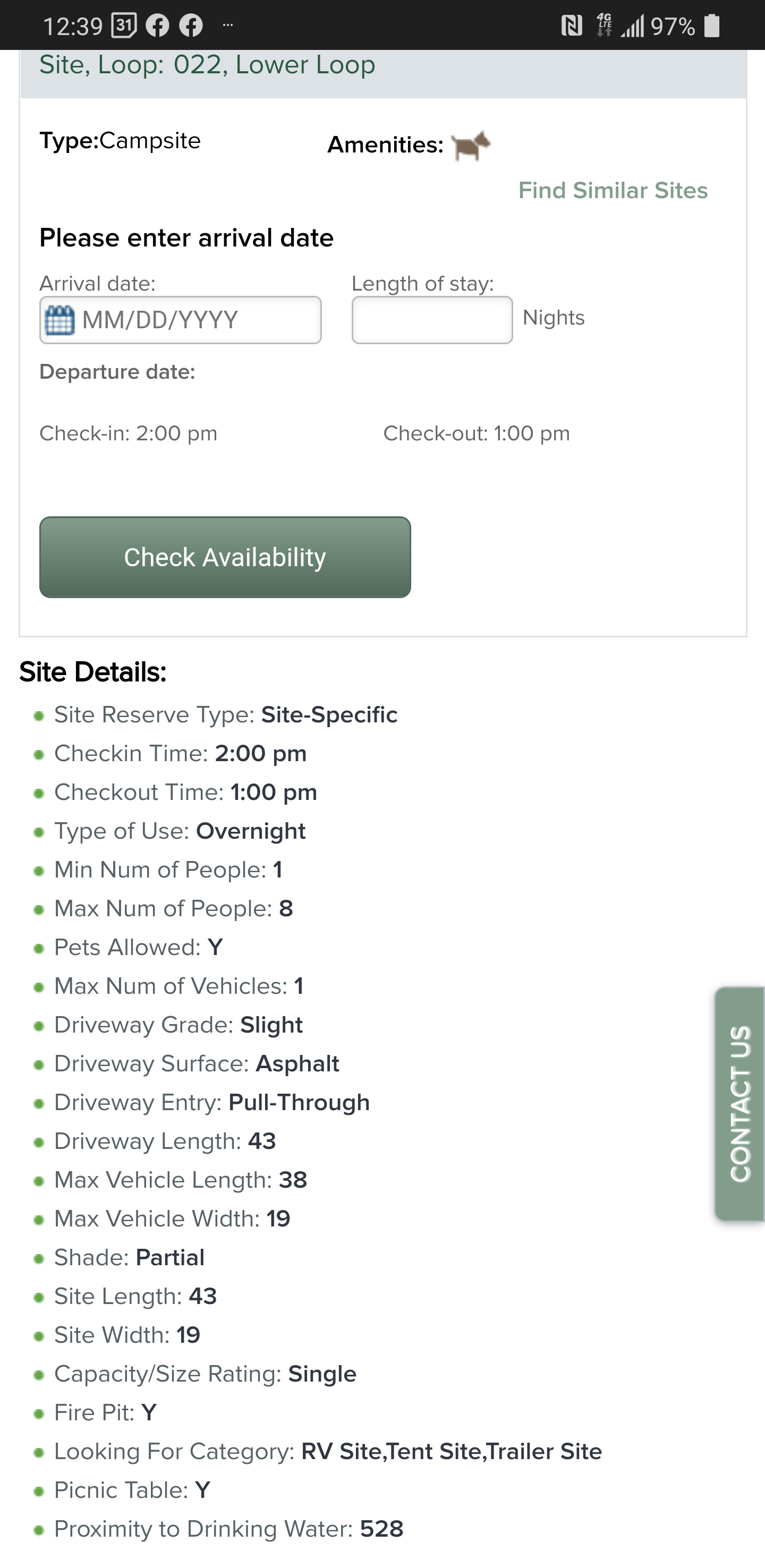 Camper-submitted photo at Salmon Lake State Park Campground near Ovando, MT