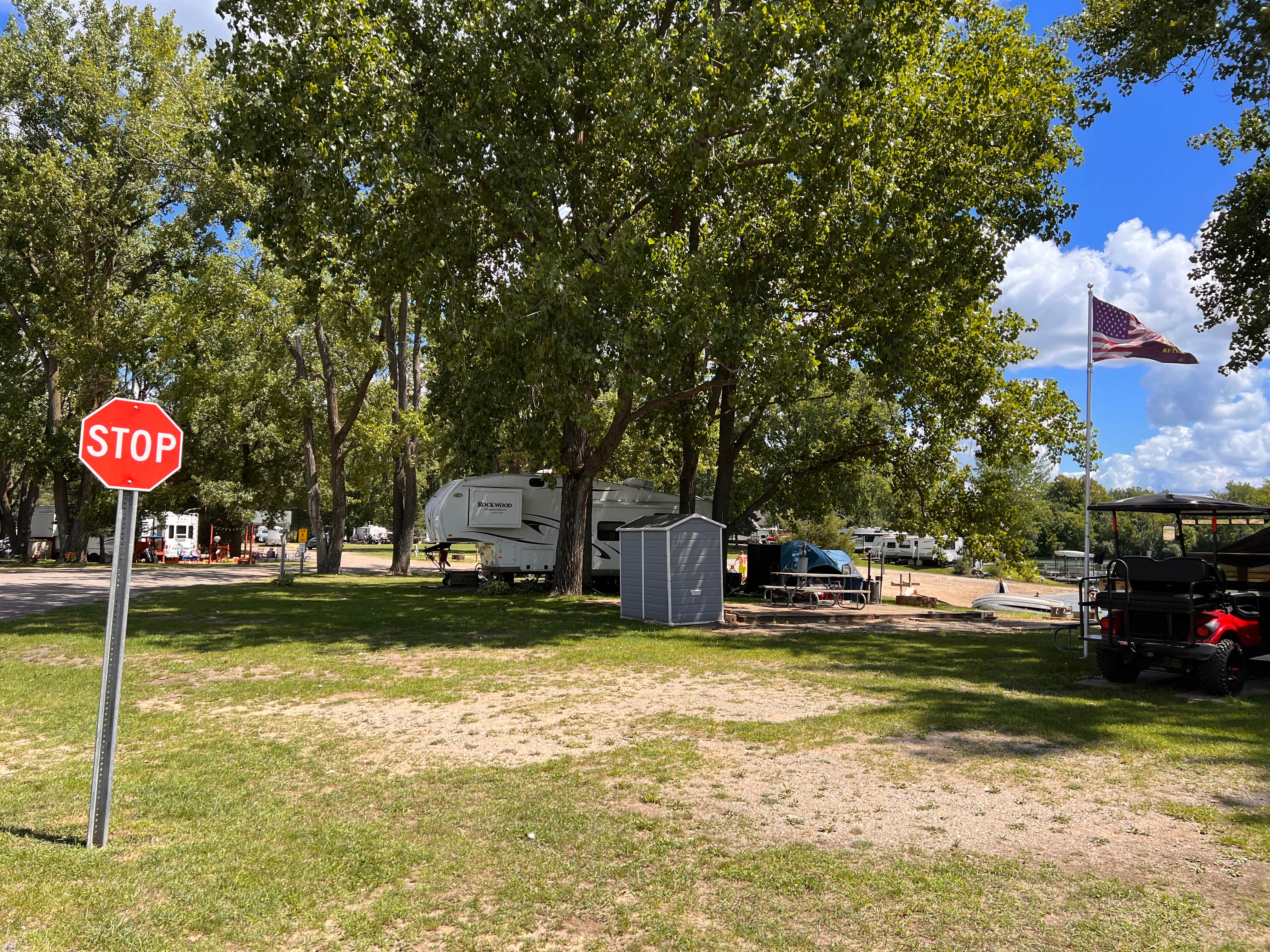 Camper-submitted photo at Krystal Lake Campground near Cass City, MI
