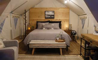 Chris D.'s photo of glamping accommodations at InTent Montauk near Pine Grove, CA