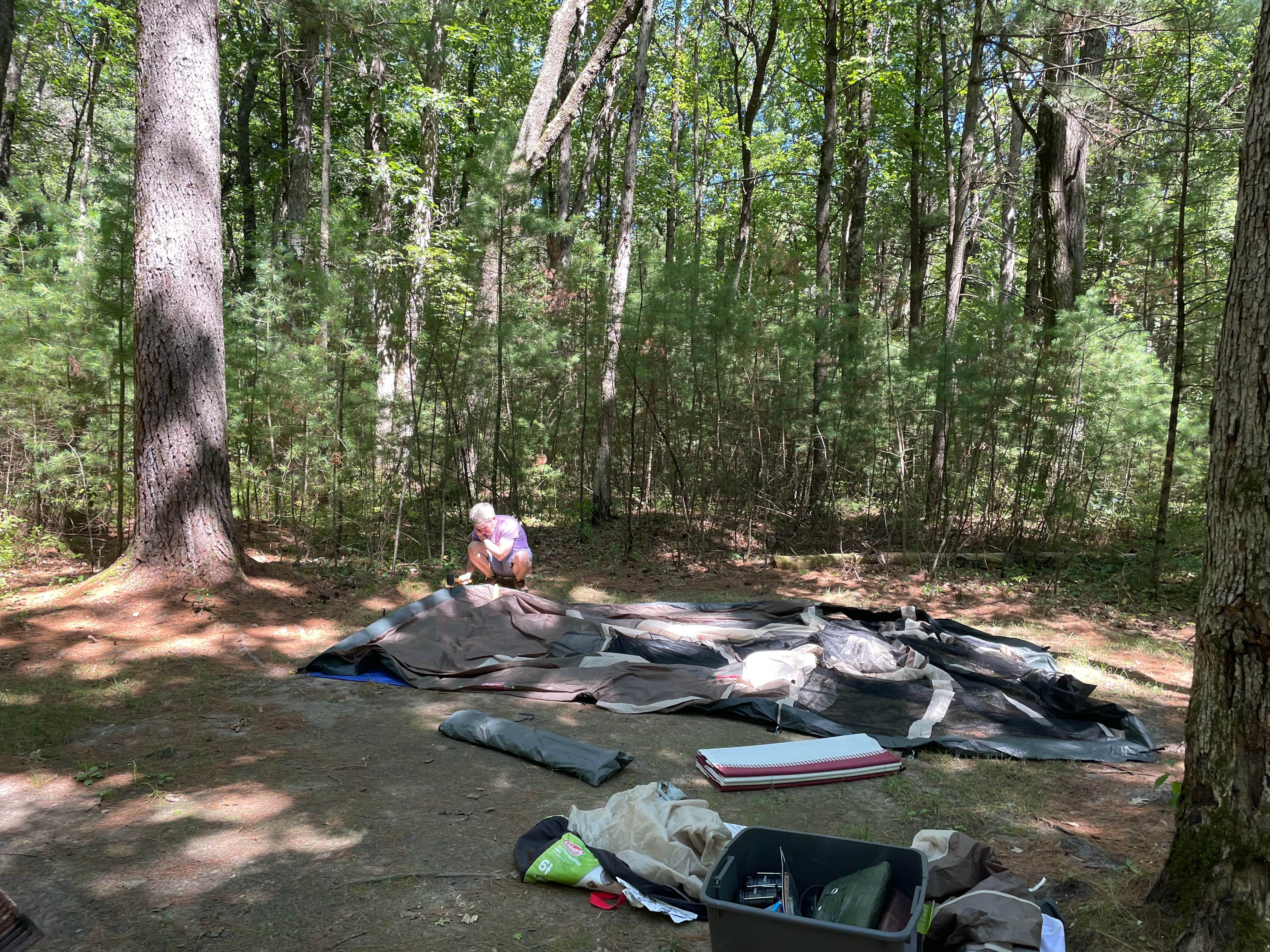 Nicole K.'s photo at Castle Mound Campground — Black River State Forest near Merrillan, WI