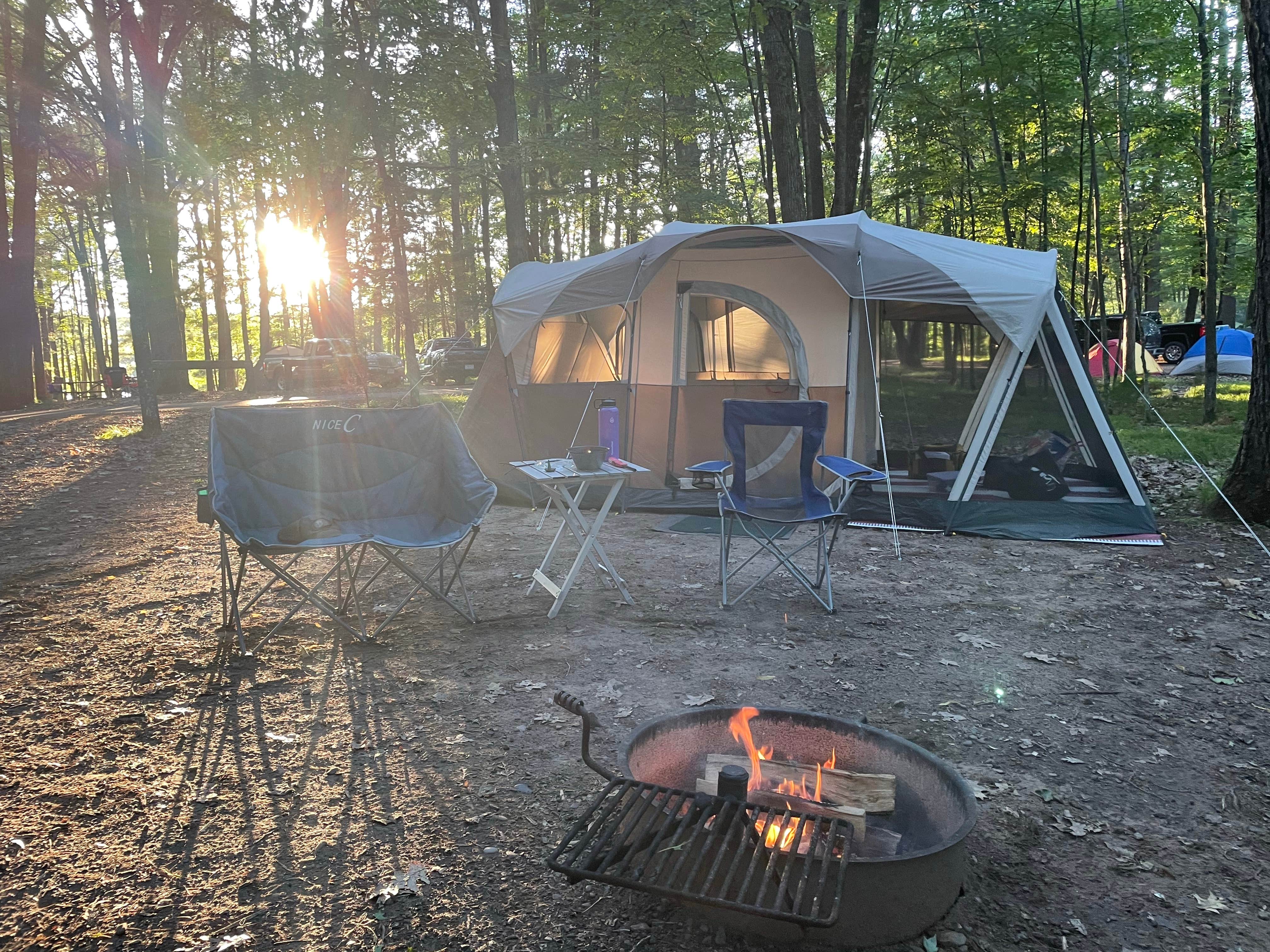 Nicole K.'s photo at Brunet Island State Park Campground near Ladysmith, WI