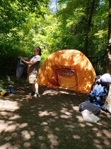 Kate W.'s photo at Hocking Hills State Park Campground near Geneva, OH