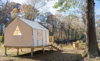 The Dyrt's photo at Tentrr State Park Site - Mississippi LeFleur's Bluff State Park - Mayes Lake A - Double Camp near Jackson, MS