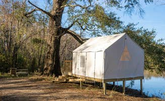 The Dyrt's photo at Tentrr State Park Site - Mississippi LeFleur's Bluff State Park - Mayes Lake C - Single Camp near Jackson, MS