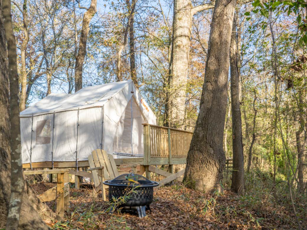 The Dyrt's photo at Tentrr State Park Site - Mississippi LeFleur's Bluff State Park - By the Bayou D - Single Camp near Jackson, MS