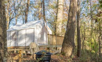The Dyrt's photo at Tentrr State Park Site - Mississippi LeFleur's Bluff State Park - By the Bayou D - Single Camp near Jackson, MS