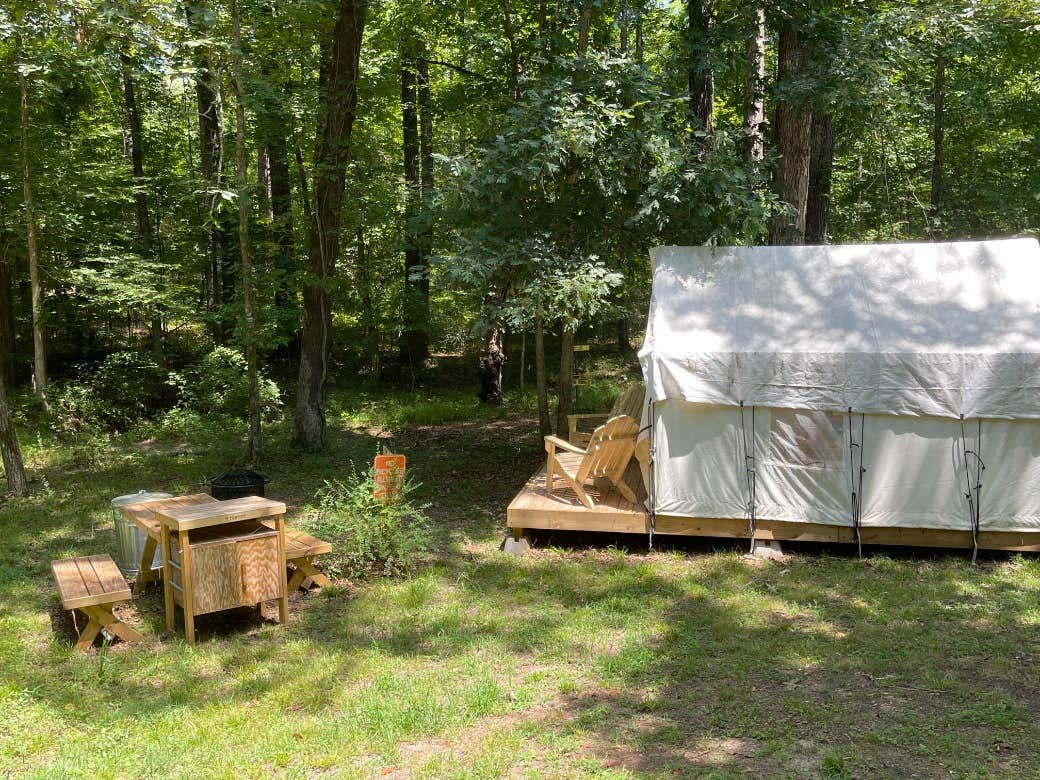 The Dyrt's photo at Tentrr State Park Site - Mississippi Wall Doxey State Park - Trailside B - Single Camp near Sam Rayburn Reservoir