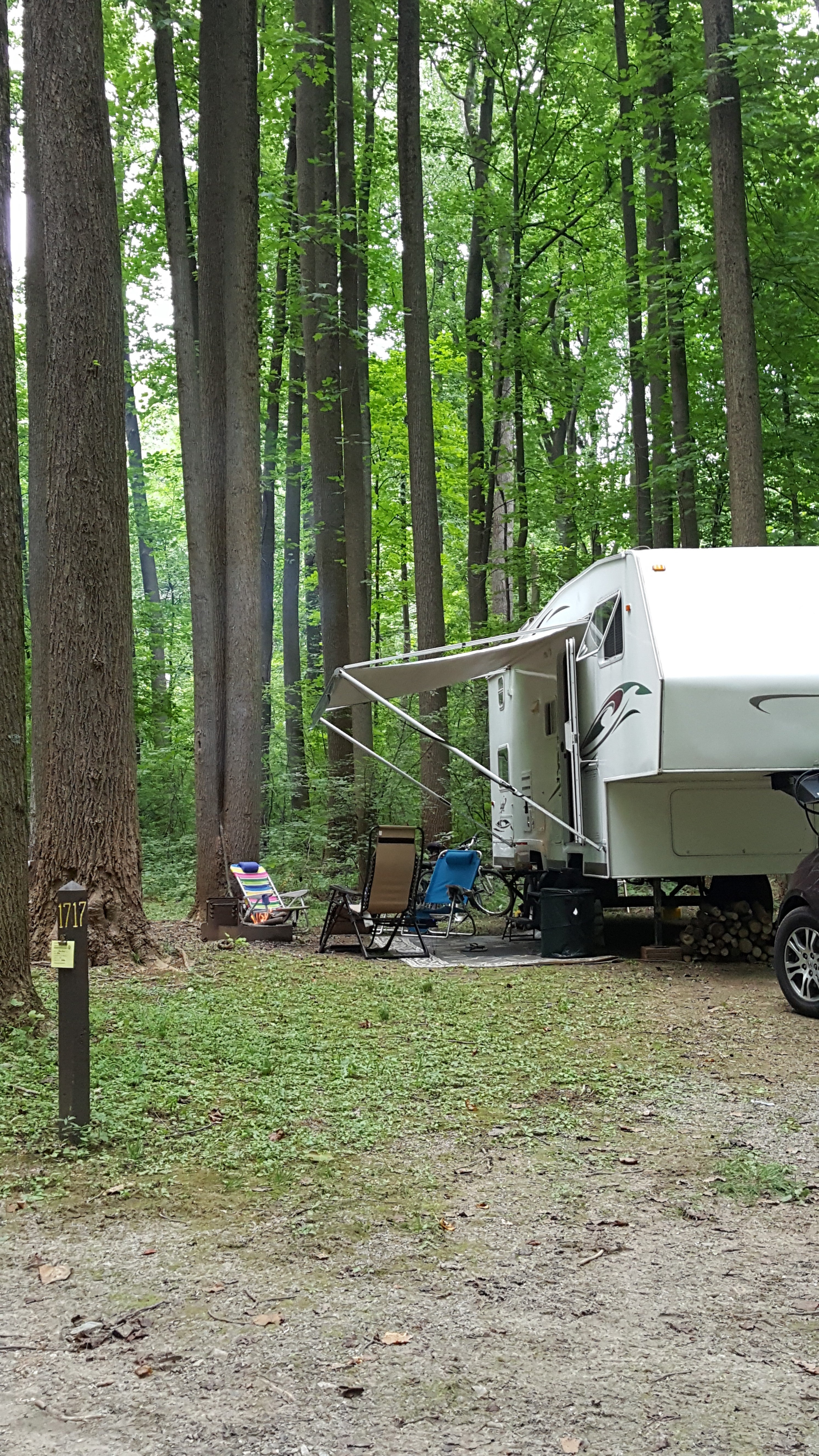 Our camper in site #17.