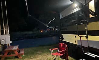 Jamie's photo of rv camping at Cabins by the Joe near Saltese, MT