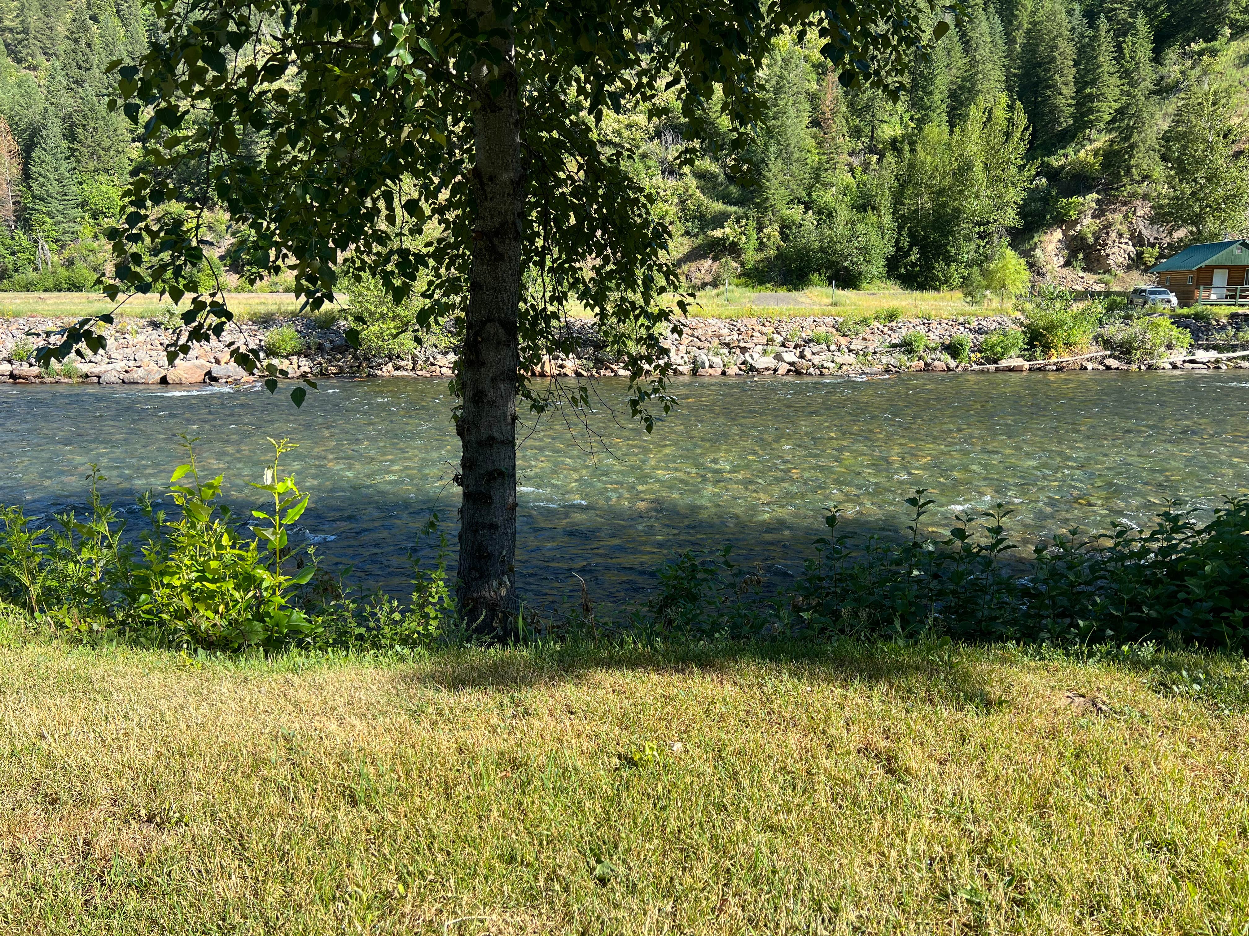 Camper-submitted photo at Cabins by the Joe near De Borgia, MT