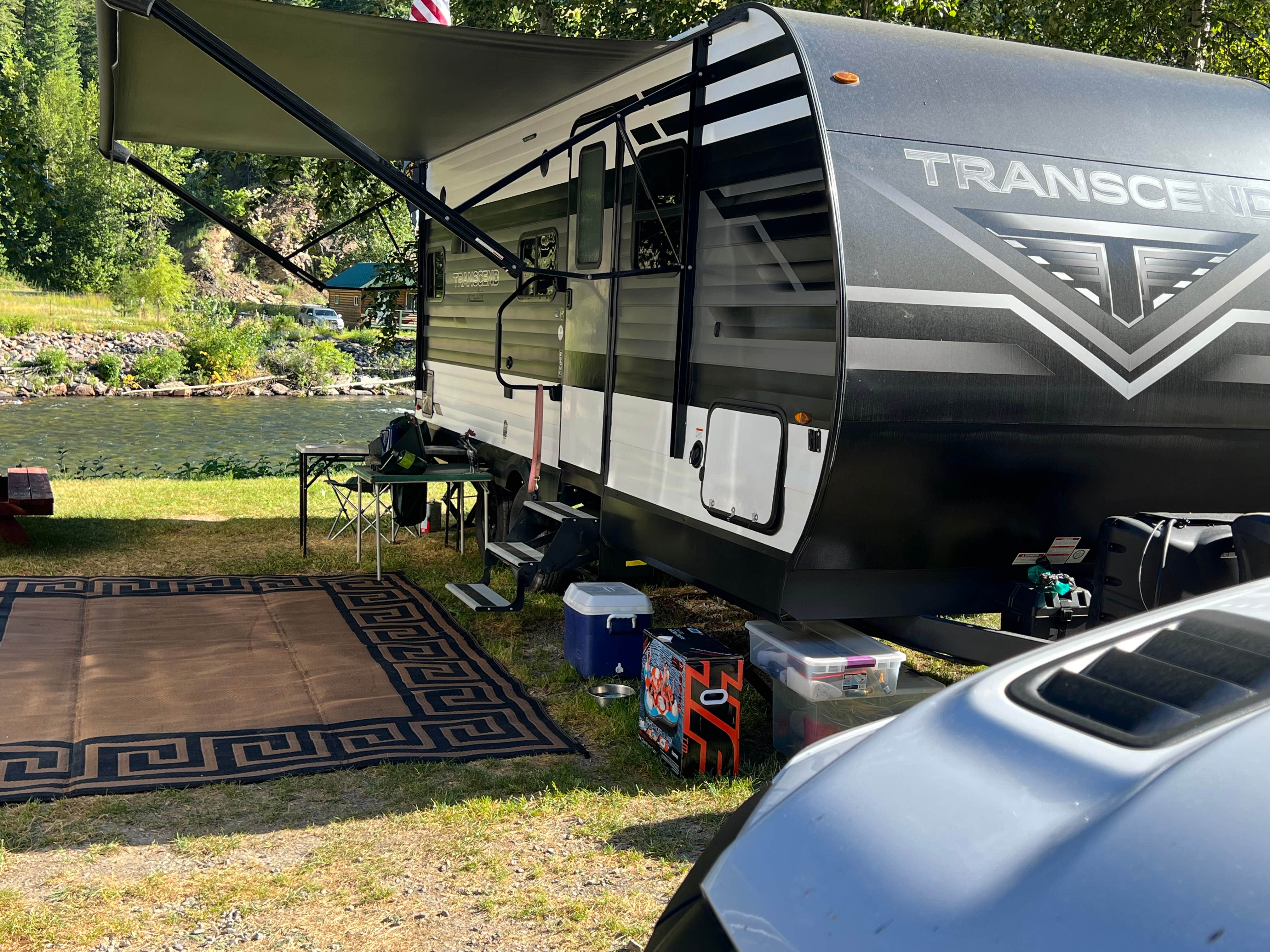 Camper-submitted photo at Cabins by the Joe near De Borgia, MT