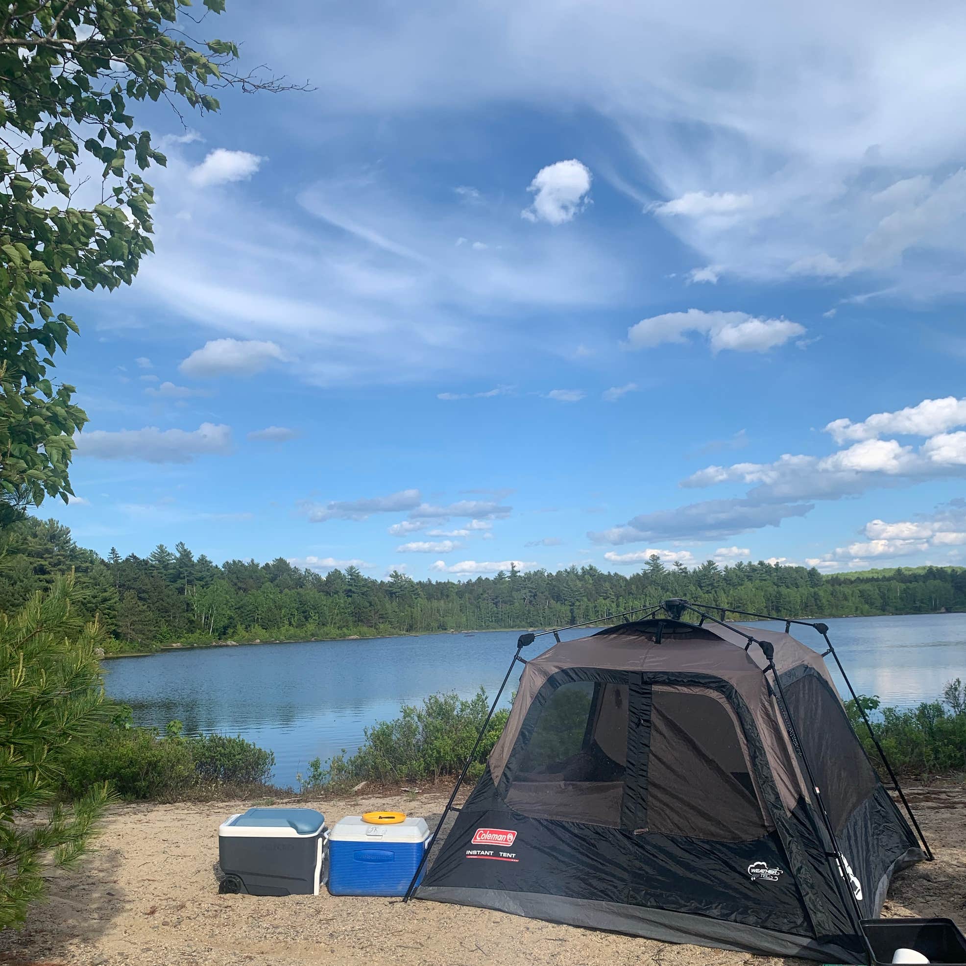 Third Machias Lake Machias River Cooridor Camping Grand Lake Streem