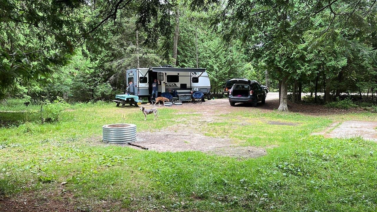 DonW's photo of rv camping at Ossineke State Forest Campground near Curran, MI
