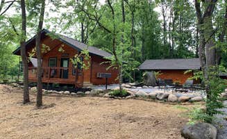 Laure D.'s photo of glamping accommodations at Greenbrier Campground near Gatlinburg, TN