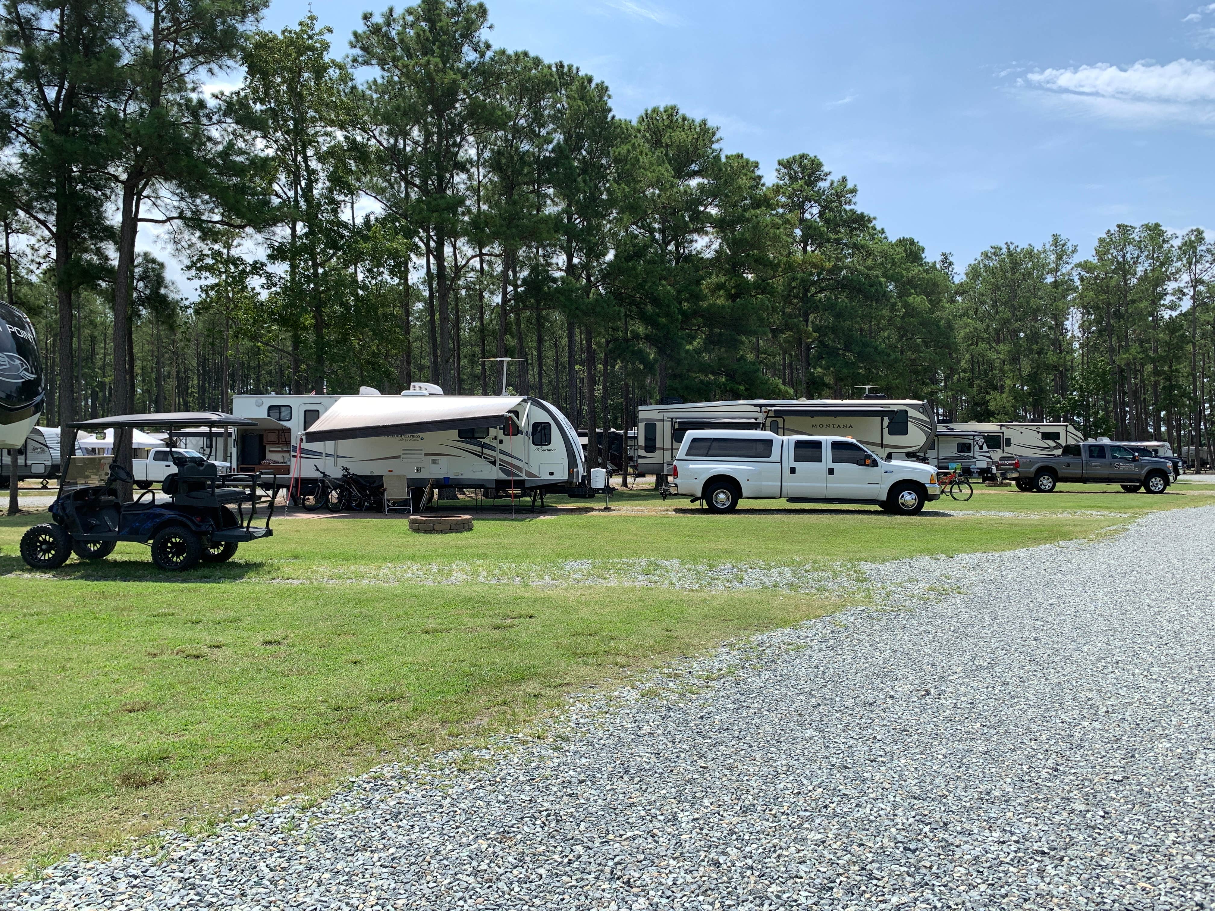 Laure D.'s photo of rv camping at Tall Pines / Chesapeake Bay KOA Holiday near Onancock, VA