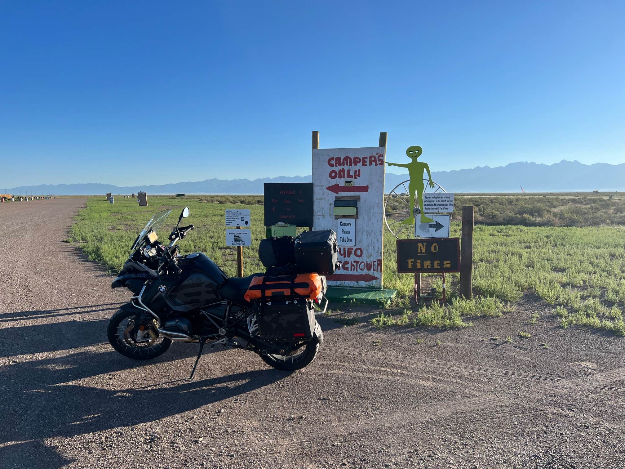 Camper-submitted photo at UFO Watchtower near Mosca, CO