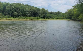Staci R.'s photo of camping with pets at Rushing Creek near Dresden, TN