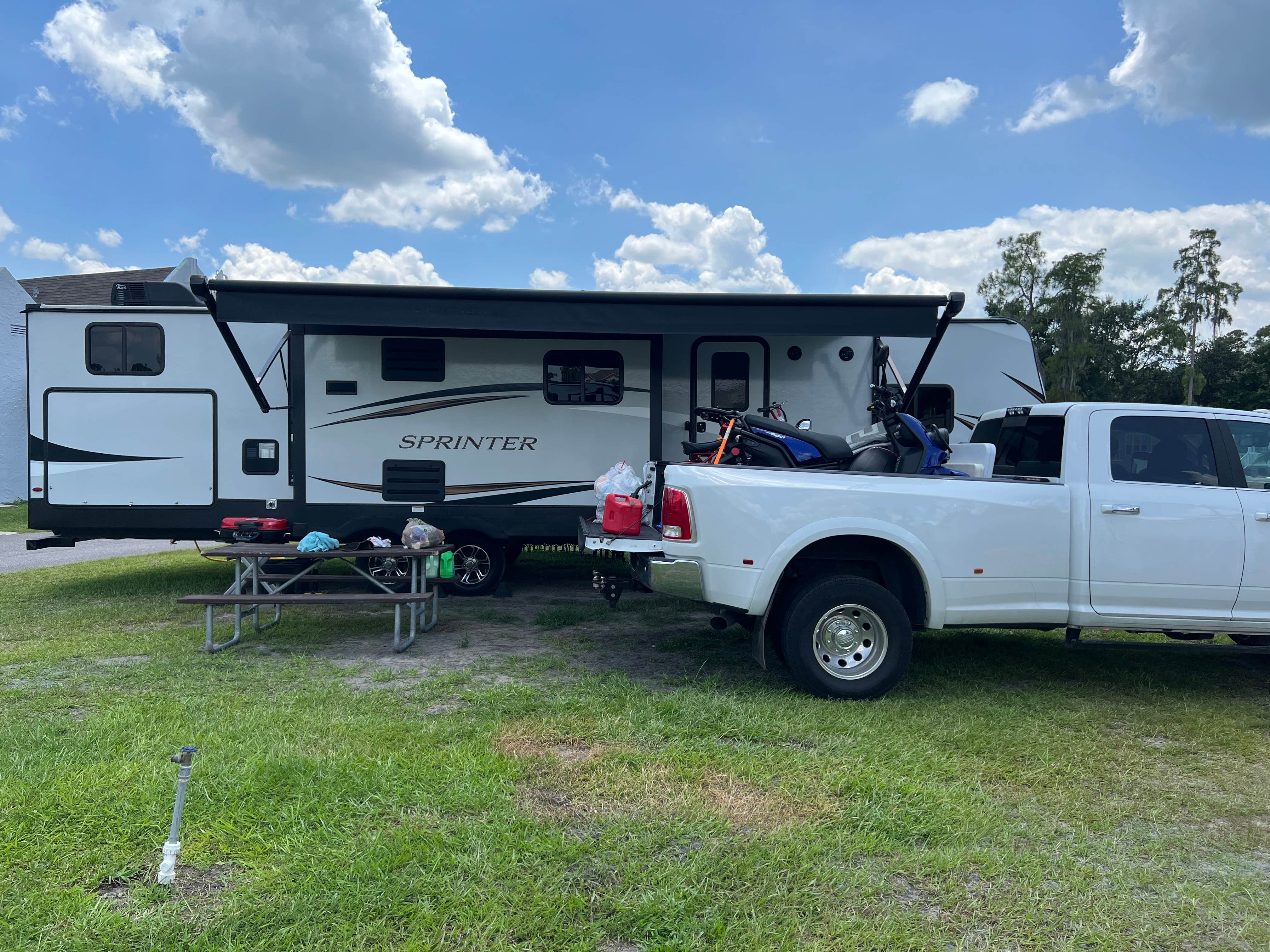 Derick B.'s photo of rv camping at Encore Sherwood Forest near Mid Florida, FL