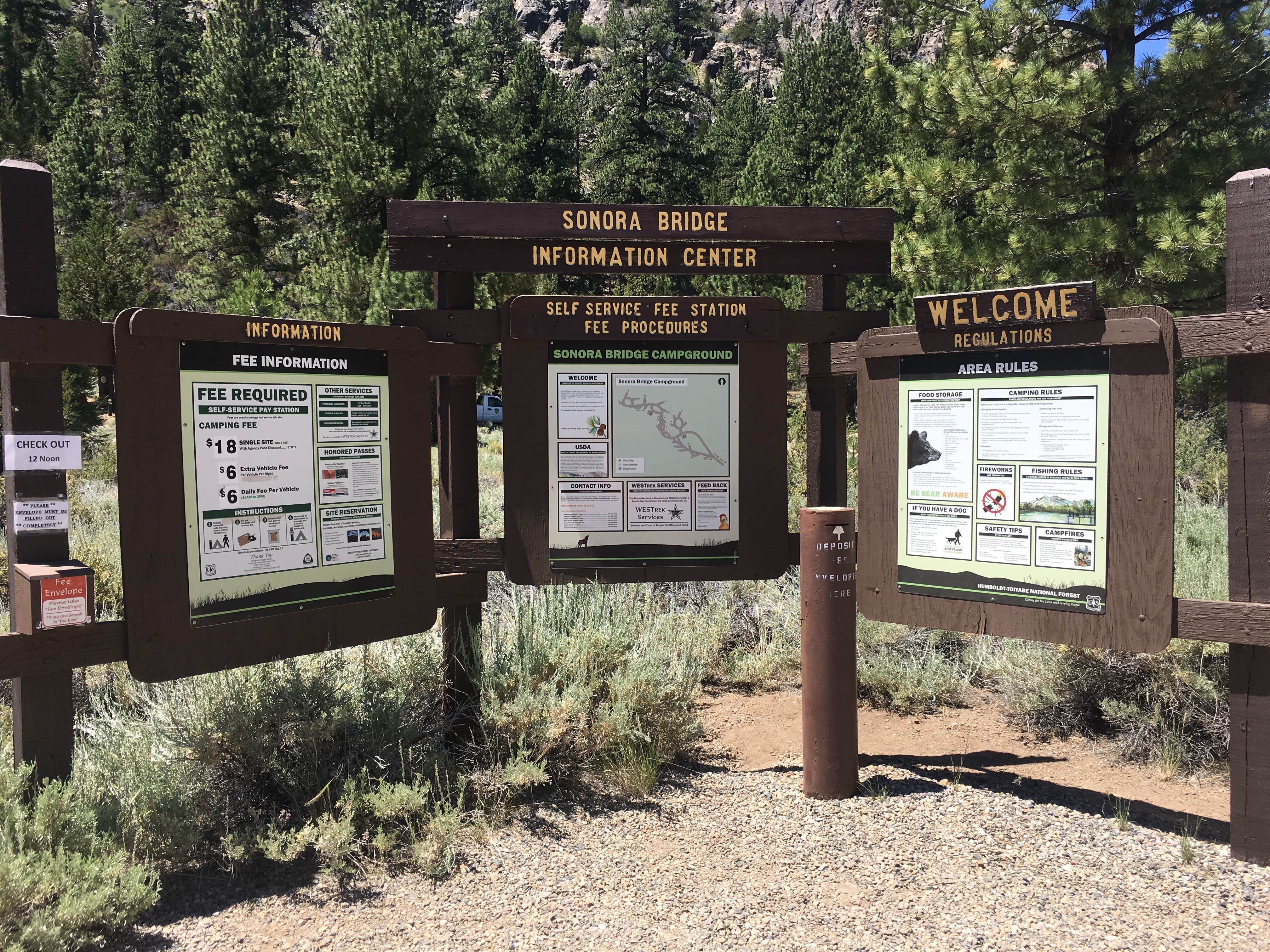 Camper-submitted photo at Sonora Bridge — Humboldt Toiyabe National Forest Headquarters near Coleville, CA