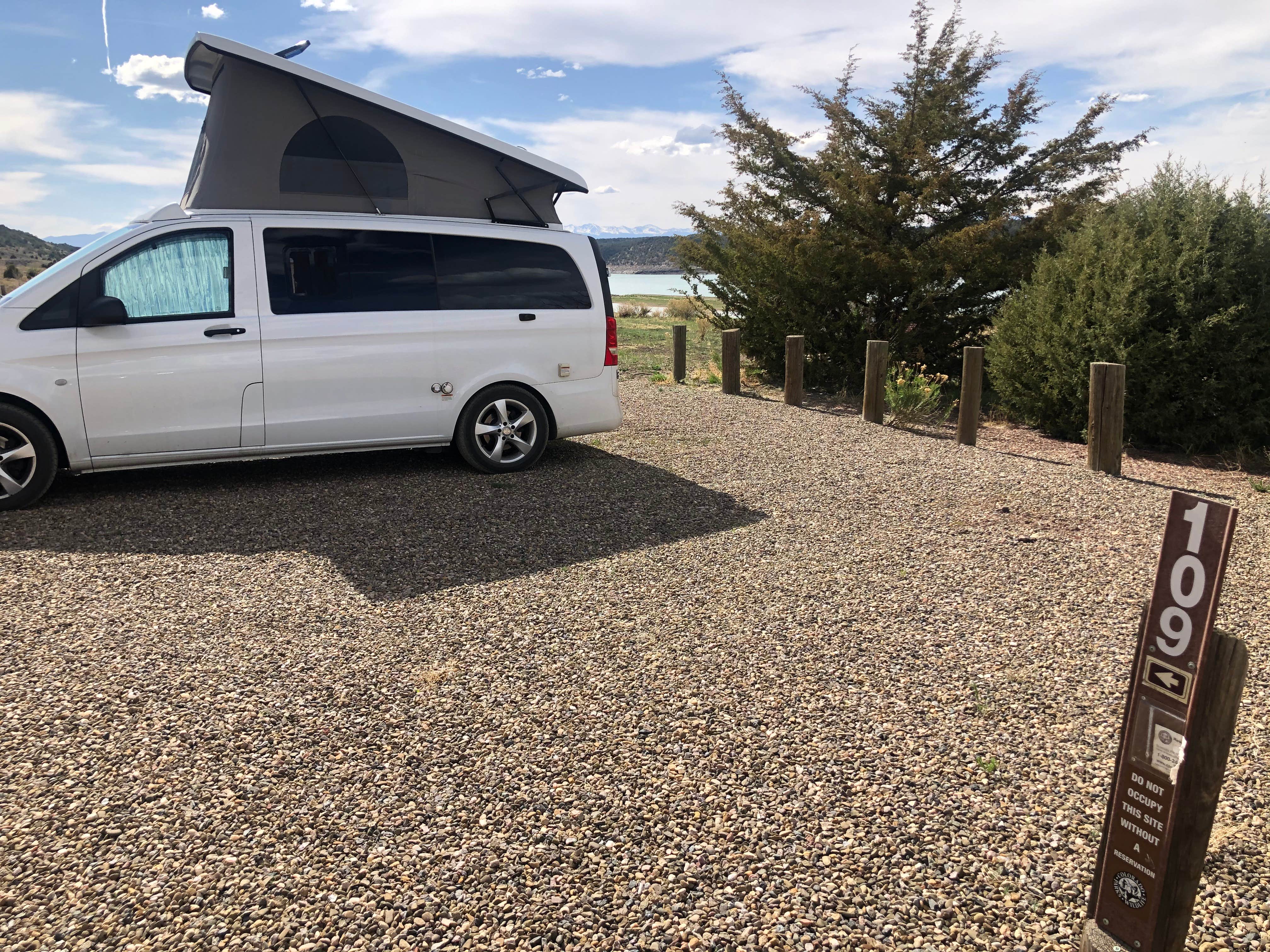 Lee D.'s photo of rv camping at South Shore Campground — Trinidad Lake State Park near Capulin, NM