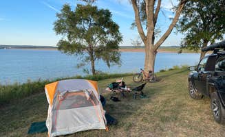 Josh H.'s photo of tent camping at South Shore Lakeside Use Area near Geddes, SD